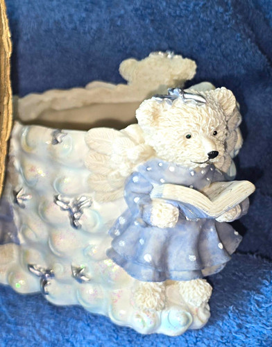 Small ceramic bear planter - small,
