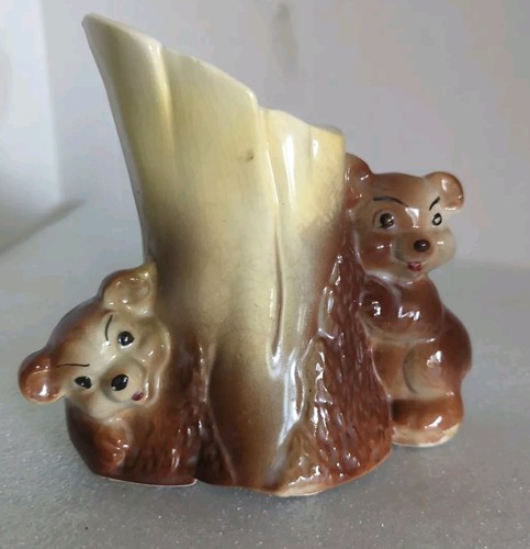 Cute vintage ceramic planter - ceramic,