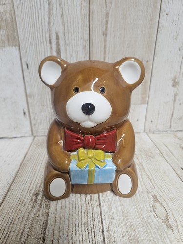 Teddy bear holding gift - teddy,